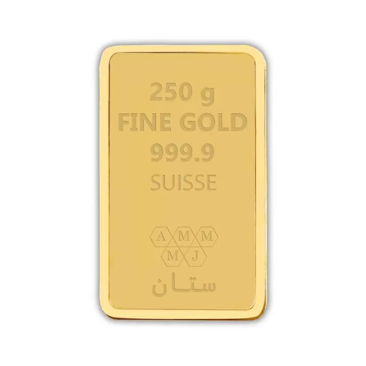 سبيكة الذهب عيار 24 250 جرام
